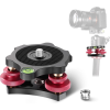 Neewer Állványszintező Tripod Fej - 3/8" & 1/4" 3-Axis Szögállítós Ball-head