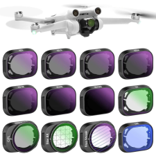 Neewer DJI Mini DJI Mini 3/Mini 3 Pro 12in1 ND Szűrő Kit - ND8/ 16/ 32/ 64/ 128/ 256/ ND1000/ UV/ CPL/ Anamorfikus/ Fényszennyezéscsökkentő/ Csillagszűrők Filter Set sportkamera kellék