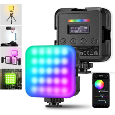 Neewer RGB62 állandó fényű mini fotós lámpa, 61 ultra fényes RGB LED, 6W stúdió lámpa