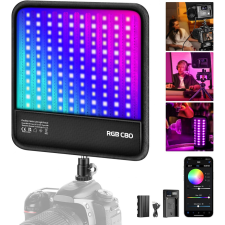 Neewer RGB-C80 Smart Fotós LED Lámpa - Színes 2500-8500K 2200Lux Videólámpa -2600mAh stúdió lámpa