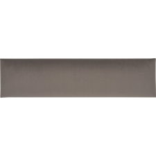 Négyszög alakú fali párna 15 cm x 60 cm sötétszürke bársony lakástextília