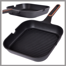 Négyszögletes grill serpenyő 28cm 07154 edény