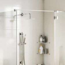  Négyszögletes rozsdamentes acél esőztető zuhanyrózsa 20x20 cm csaptelep