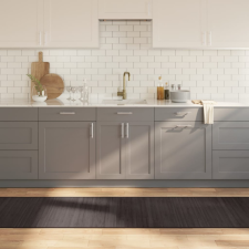  négyszögletű sötétbarna bambusz szőnyeg 70 x 300 cm lakástextília