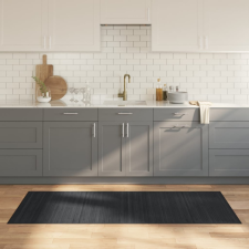  négyszögletű szürke bambusz szőnyeg 80 x 200 cm lakástextília