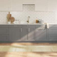  négyszögletű világos természetes bambusz szőnyeg 60 x 300 cm lakástextília