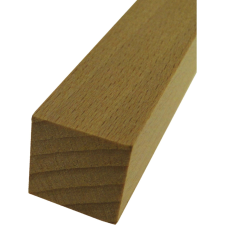 Négyzetléc bükk 10 mm x 10 mm 1000 mm hosszú élvédő, sín, szegélyelem