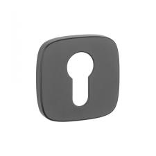 Négyzetrozetta APRILE QR SLIM 7MM BK - Fekete PZ zár és alkatrészei