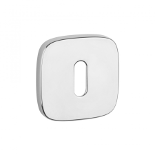 Négyzetrozetta APRILE QR SLIM 7MM LC - Fényes króm BB zár és alkatrészei
