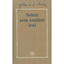  Nehéz nem szatírát írni /Hamvas Béla művei 29. irodalom