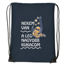 Nekem van a legnagyobb kukacom - Sport táska navy kék tornazsák