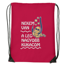 Nekem van a legnagyobb kukacom - Sport táska piros tornazsák