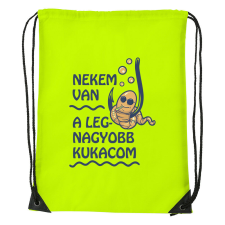 Nekem van a legnagyobb kukacom - Sport táska sárga tornazsák