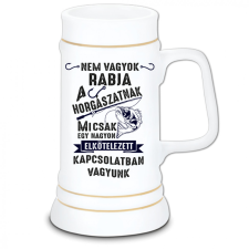 Nem vagyok rabja a horgászatnak - Kerámia Söröskorsó sörös pohár