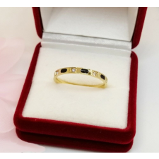  Nemesacél antiallergén gyűrű, 7-es (17,2 mm átmérő) gyűrű