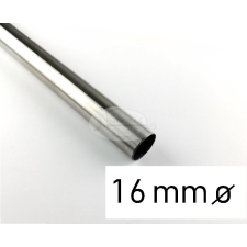 Nemesfém színű fém karnisrúd 16 mm átmérőjű - 160 cm karnis, függönyrúd