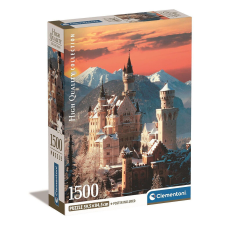 Németország Neuschwantein 1500 db-os Compact puzzle Clementoni puzzle, kirakós