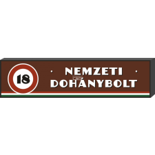 Nemzeti Dohánybolt világító tábla 200 cm x 50 cm led rendszer tartozék