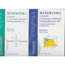 Nemzeti Tankönyvkiadó Matematika gyakorló és érettségire felkészítő feladatgyűjtemény II + III. (két mű) - antikvárium - használt könyv