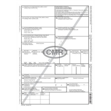  Nemzetközi fuvarlevél, 4 példány, A4, CMR nyomtatvány