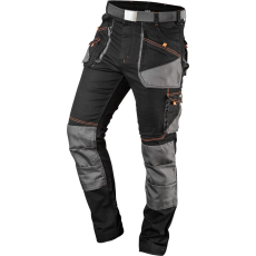 Neo 81-238-XS Munkanadrág, HD, Karcsúsított(Slim Fit), 60% Pamut, 37% Polyester, 3% Elastane, 285 g/m2, Övvel, XS (TOP-81-238-XS)