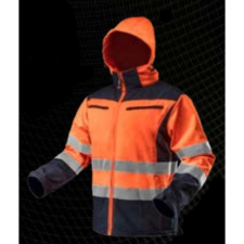 Neo 81-701-XXL Munkadzseki, Láthatósági, Softshell, Kapucnival, Narancssárga, XXL (81-701-XXL) munkaruha
