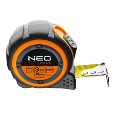 Neo mérőszalag acél 3 mx16mm, mágneses mérőműszer