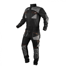 Neo Overall karcsúsított(slim fit), 60% pamut, 37% polyester, 3% elastane, 285 g/m2,