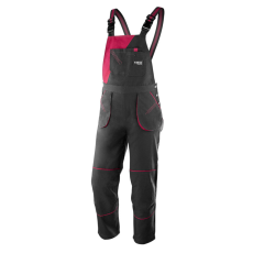Neo Tools 80-240-S Női kantáros munkanadrág, 65% pamut, 35% polyester, 245 g/m2, S
