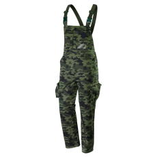 Neo Tools 81-241-L Kantáros, terepmintás Munkásnadrág, CAMO, 60% pamut, 40% polyester, 255 g/m2, L