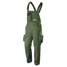 Neo Tools 81-242-XS Kantáros munkanadrág olíva, 60% pamut, 40% polyester, 255 g/m2,xS