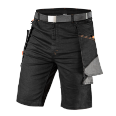 Neo Tools 81-278-XXL Karcsúsított(slim fit) Rövid munkásnadrág, 60% pamut, 37% polyester, 3% elastane, 285 g/m2, övvel, XXL