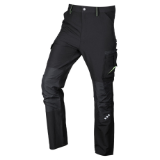 Neo Tools 81-295-1-XXXL Munkásnadrág, mix&match, 4 irányú sztreccs, 230g/m2, fekete-zöld, xxxl