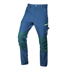Neo Tools 81-295-3-XL Munkásnadrág, mix&match, 4 irányú sztreccs, 230g/m2, kék-zöld, xl