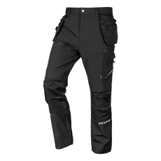 Neo Tools 81-296-3-M Munkásnadrág, mix&match, 4 irányú sztreccs, 230g/m2, külső csavarzsebekkel, cordura megerősítésekkel, fekete, m