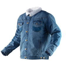 Neo Tools 81-557-L Farmer Munkavédelmi kabát, DENIM, béléssel, L munkaruha