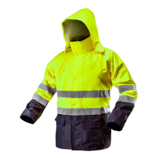 Neo Tools 81-720-XXXL Láthatósági Munkavédelmi kabát, vízálló, sárga, XXXL