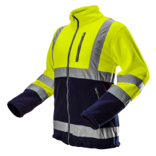 Neo Tools 81-740-XL Láthatósági Polár Munkavédelmi kabát, sárga, XL láthatósági ruházat
