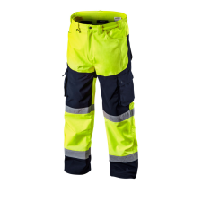 Neo Tools 81-750-XXXL Láthatósági Softshell Munkásnadrág, citromsárga, XXXL láthatósági ruházat