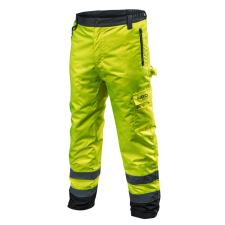 Neo Tools 81-760-XXXL Láthatósági Softshell Munkásnadrág, citromsárga, XXXL láthatósági ruházat