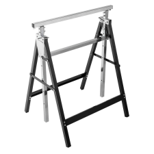 Neo Tools 84-145 műhely bak, állvány, 80-130cm, 200 kg, Fekete/Szürke kőműves és burkoló szerszám