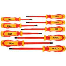 Neo Tools Csavarhúzó készlet 1000V, szigetelt, 9db csavarhúzó
