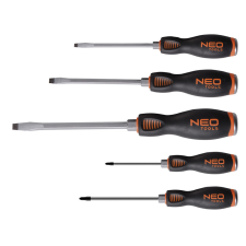 Neo Tools Csavarhúzó készlet, üthető 5db, S2 csavarhúzó