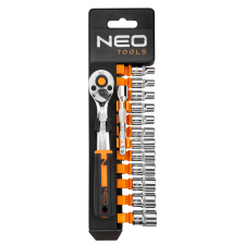 Neo Tools Dugókulcskészlet 14db, 1/4" dugókulcs