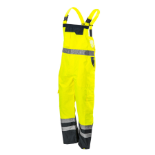NEO TOOLS Láthatósági kantáros munkanadrág, sárga, S 81-775-S láthatósági ruházat