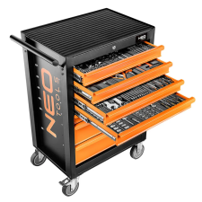 Neo Tools Műhelykocsi, 7 fiókos, 176db szerszámmal, 680x460x1030mm, szerszámkocsi autóalkatrész