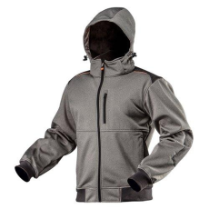Neo Tools Munkadzseki, Softshell, levehető kapucnival, L (81-551-L)