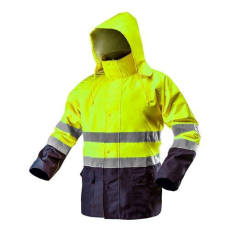 Neo Tools Munkakabát, láthatósági, vízálló, sárga, L (81-720-L)