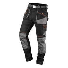 Neo Tools Munkanadrág, HD, karcsúsított(slim fit), 60% pamut, 37% polyester, 3% elastane, 285 g/m2, övvel, M (81-238-M)