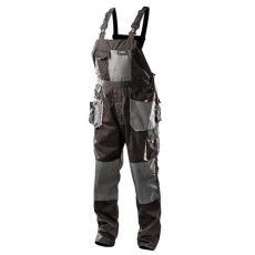 Neo Tools Munkanadrág, kantáros, HD, L/54 65% poliészter, 35% pamut, 267g/m2, térdprotektor zseb, fényvisszaverő, LD (81-240-LD)